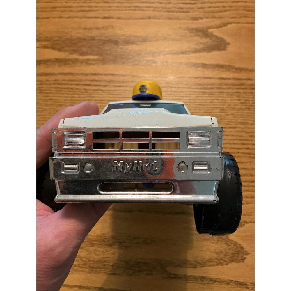 Vintage Nylint NAPA Auto Parts Pressed Steel Toy Truck Lights and Sound White